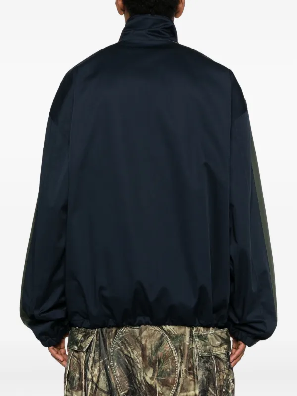 Balenciaga Twill zip-up Jacket | Blue | FARFETCH