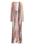 Missoni zigzag-pattern cover-up - Blue