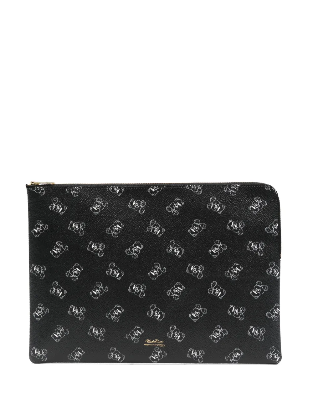 Undercover printed clutch bag | Black | Image 1