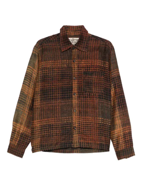 Kartik Research checked shirt