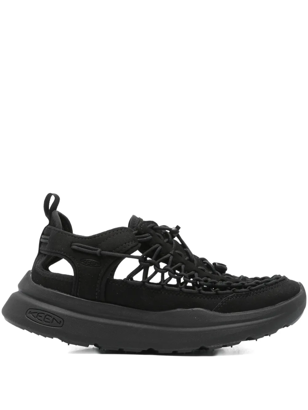 cut-out lace-up sneakers
