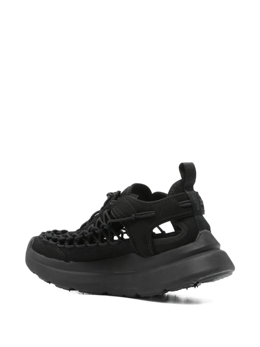 KEEN FOOTWEAR cut-out lace-up sneakers Black
