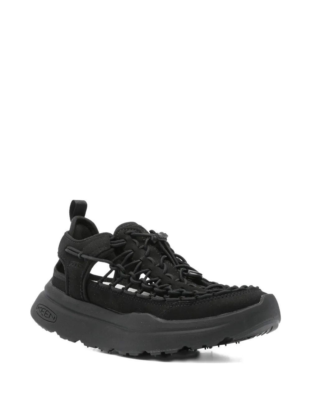 KEEN FOOTWEAR cut-out lace-up sneakers - Zwart