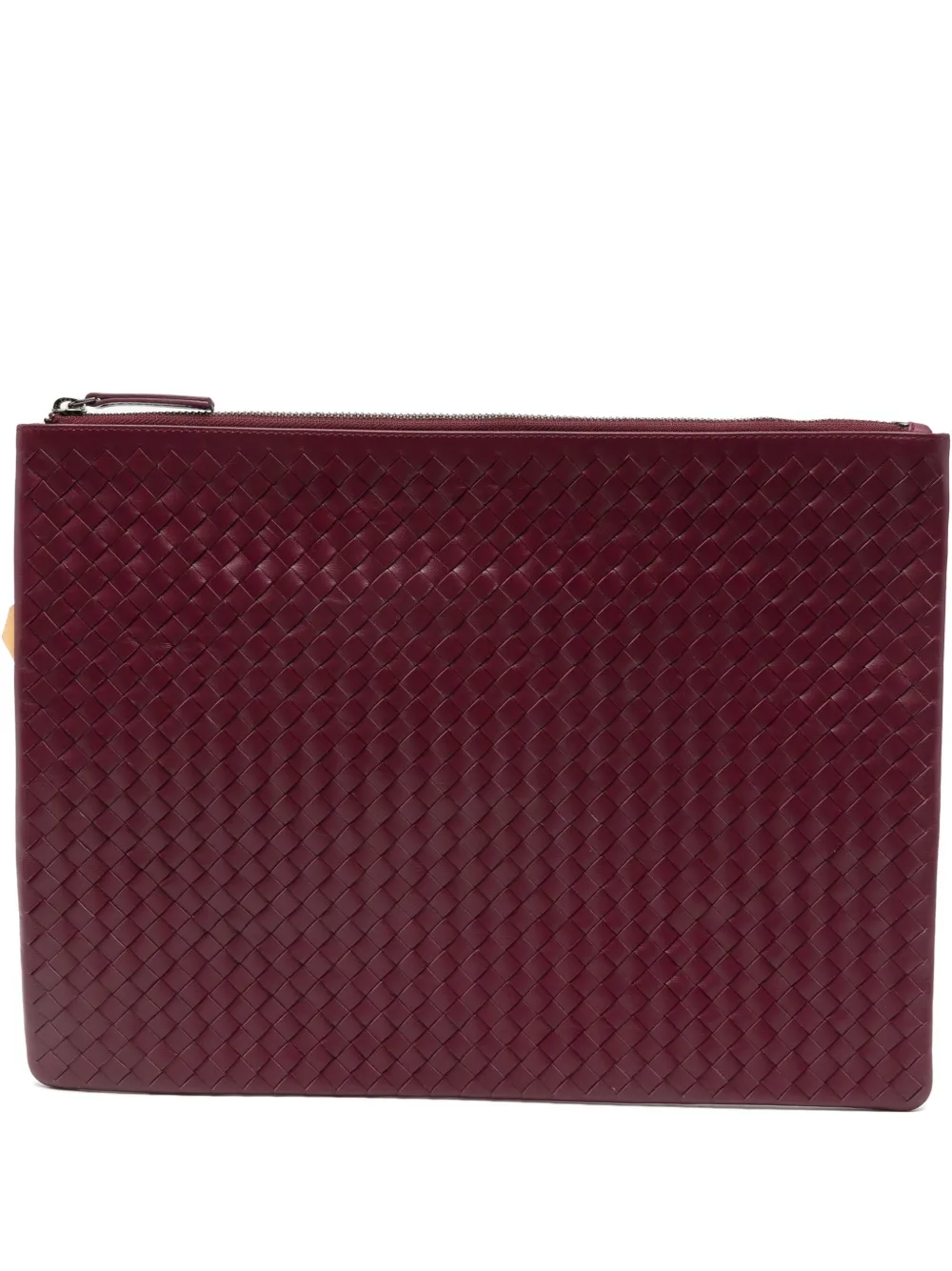 Dragon Diffusion Woven Clutch Bag In Red