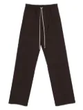 Rick Owens drawstring-cuffed trousers - Brown