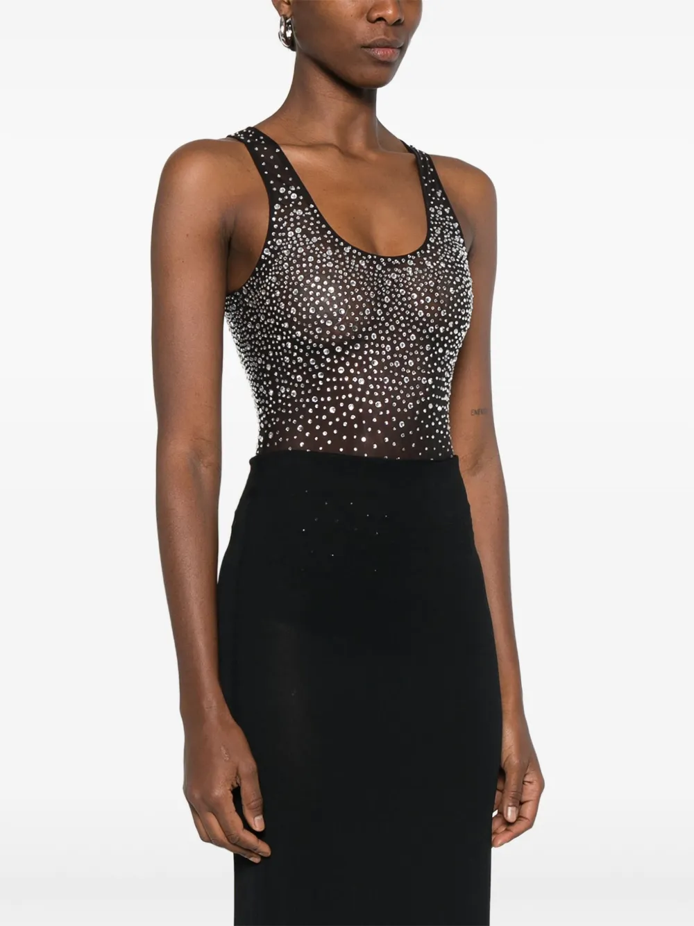 Alex Perry Verfraaide body Bruin