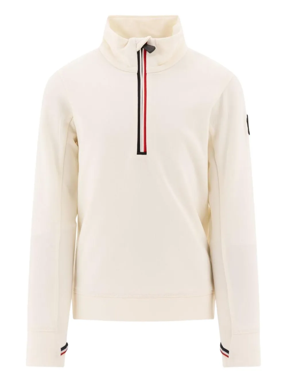 Moncler Enfant Top met halve rits Wit