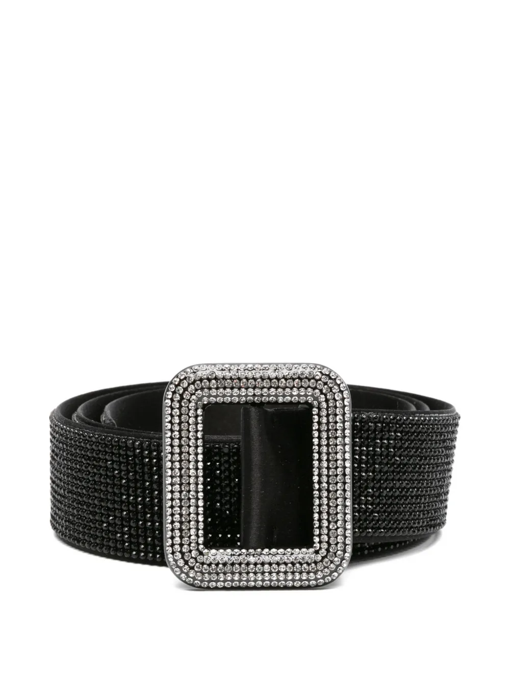 crystal-embellished buckle belt