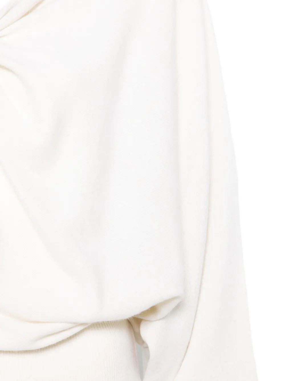 Alberta Ferretti twist-front sweater Beige