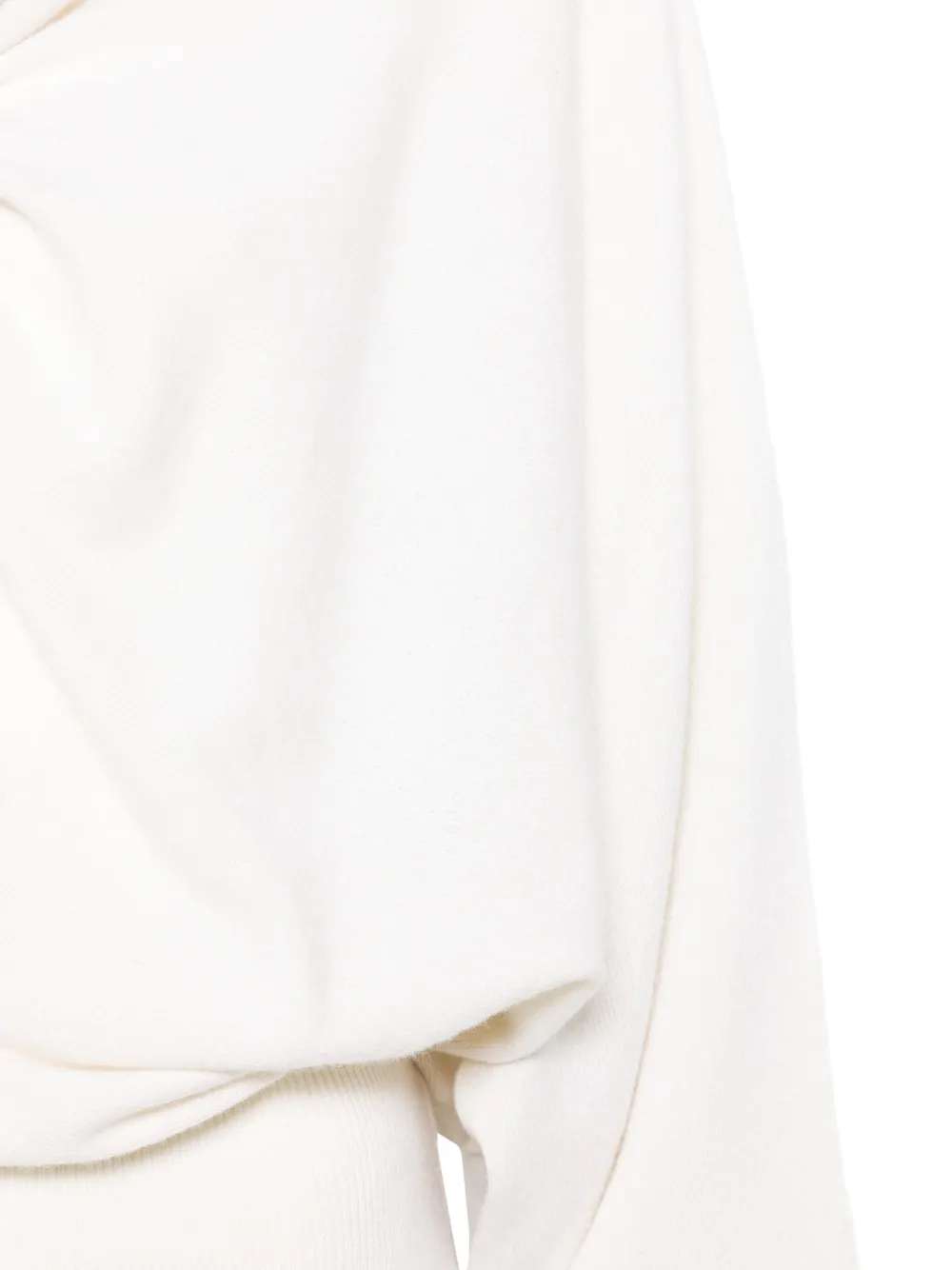  Alberta Ferretti Twist-front Sweater - Neutrals 