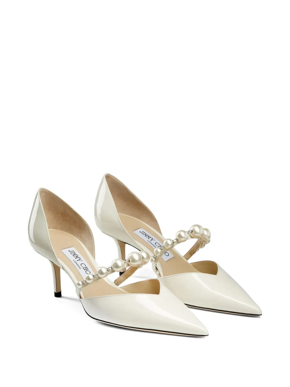 Jimmy Choo 65mm Aurelie pearl-embellished pumps | Heeled Pumps | Image 2