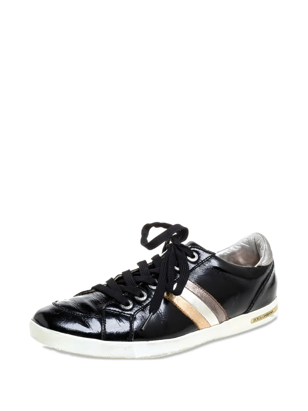 Dolce & Gabbana Pre-Owned Sneakers im Metallic-Look | Image 2