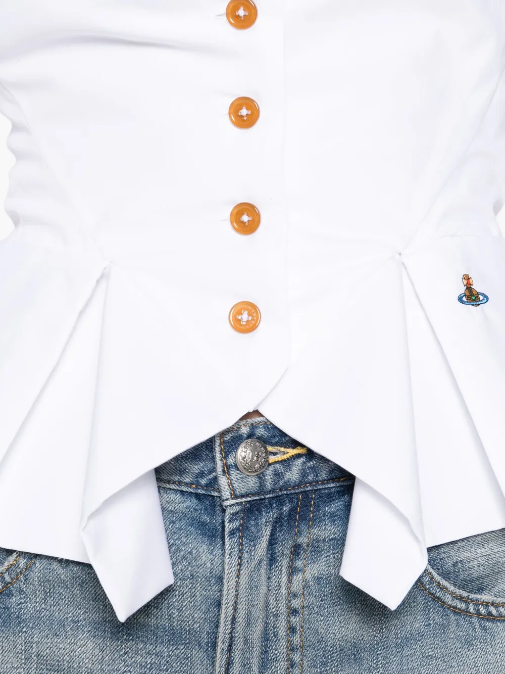 Vivienne Westwood Monday blouse Wit