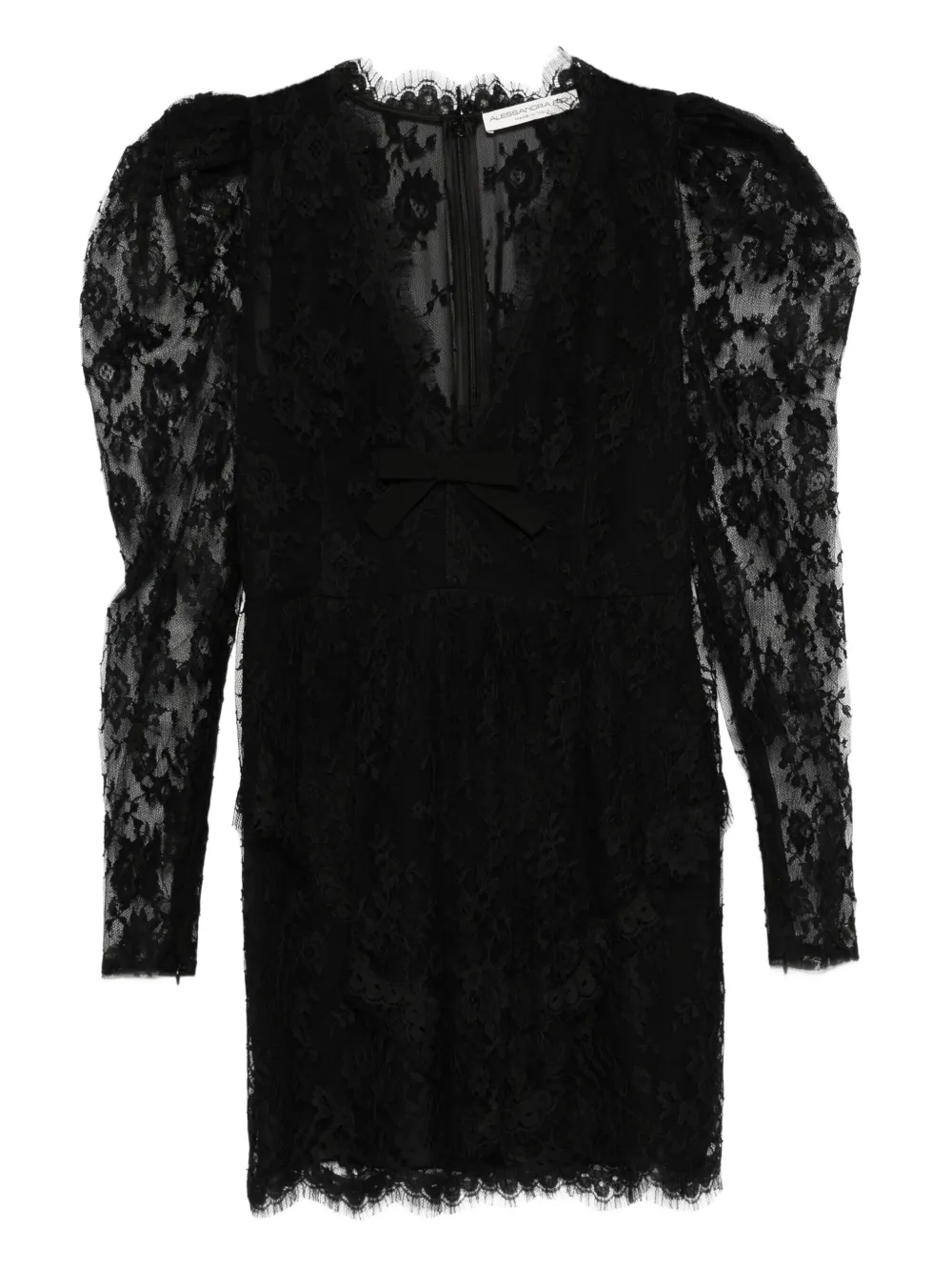 Alessandra Rich lace mini dress | Black | Image 1