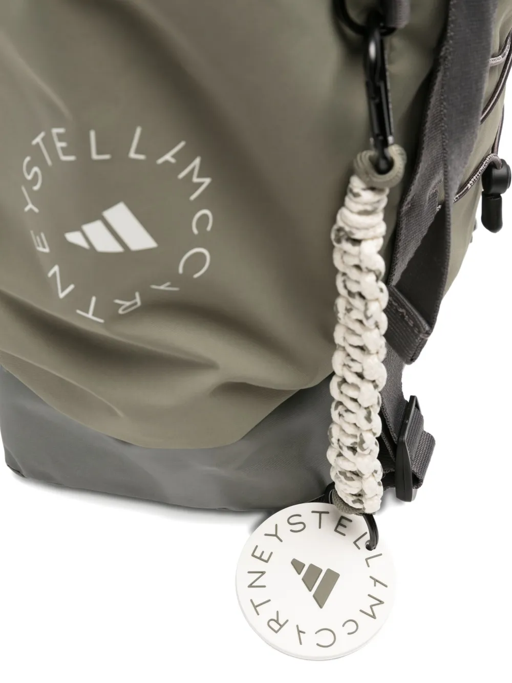 adidas by Stella McCartney Rugzak met logoprint Groen