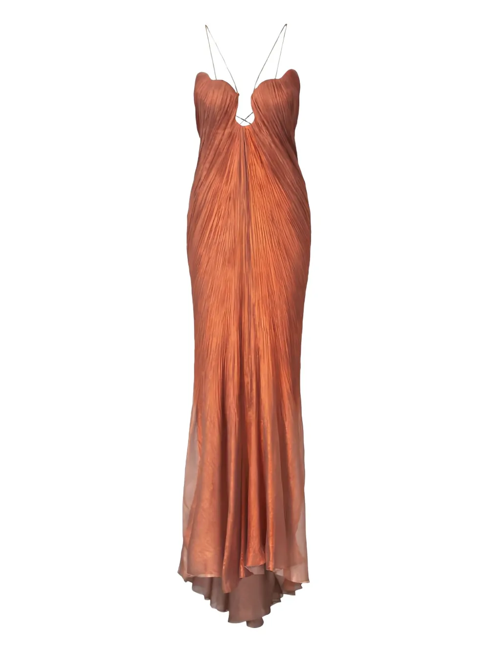 Maria Lucia Hohan silk dress Bruin