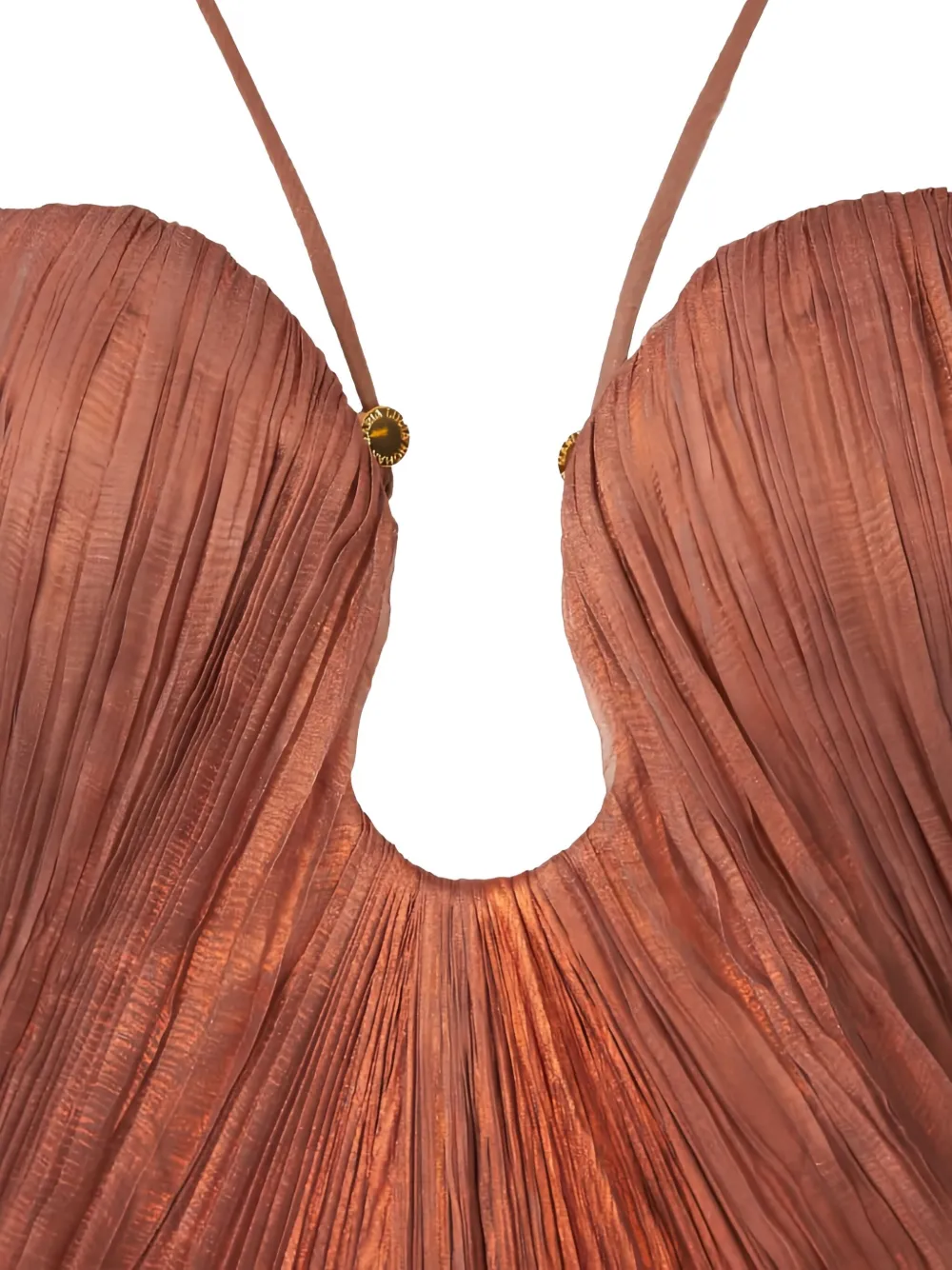 Maria Lucia Hohan silk dress Bruin