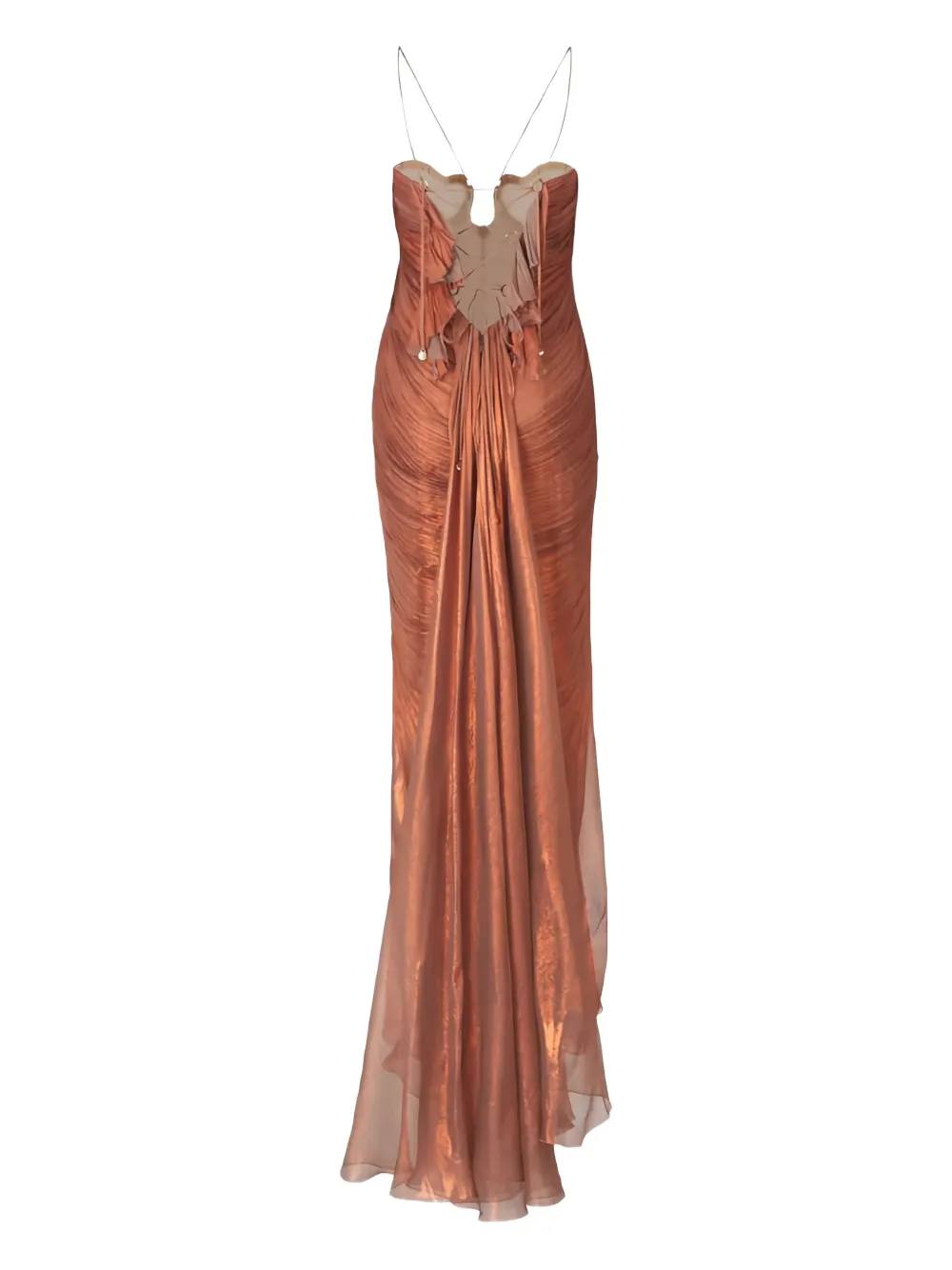 Maria Lucia Hohan silk dress - Bruin