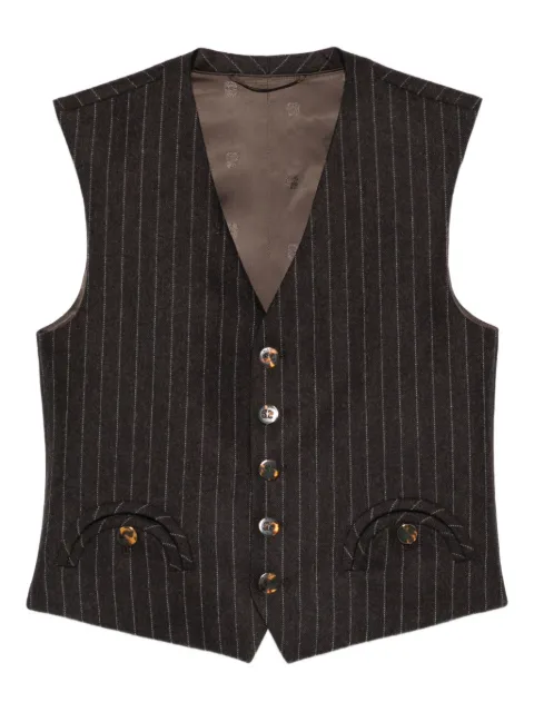 Blazé Milano pinstripe buttoned waistcoat