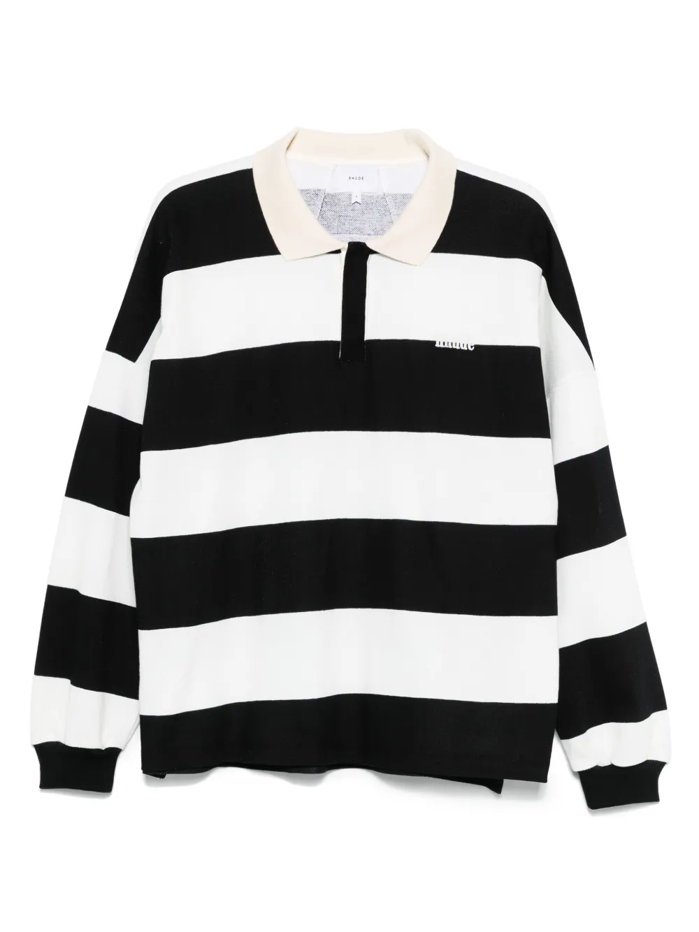 striped polo shirt