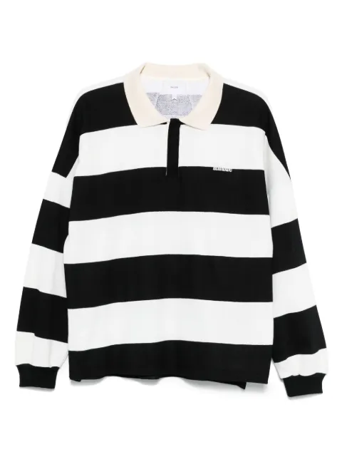 RHUDE striped polo shirt