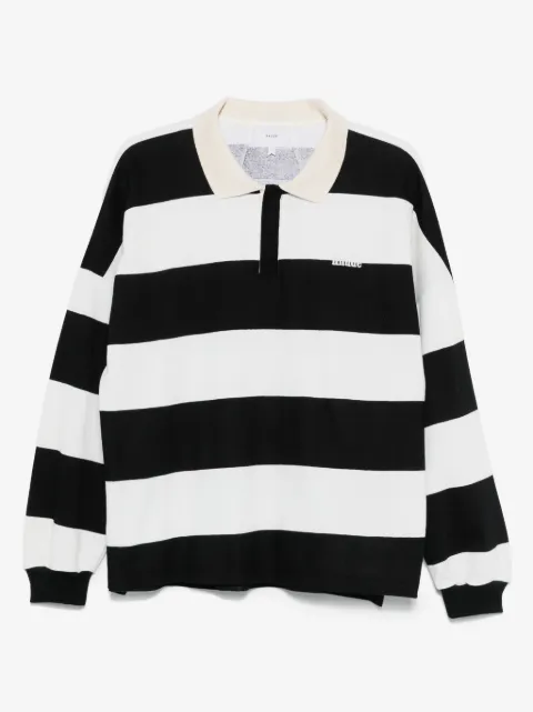 RHUDE striped polo shirt