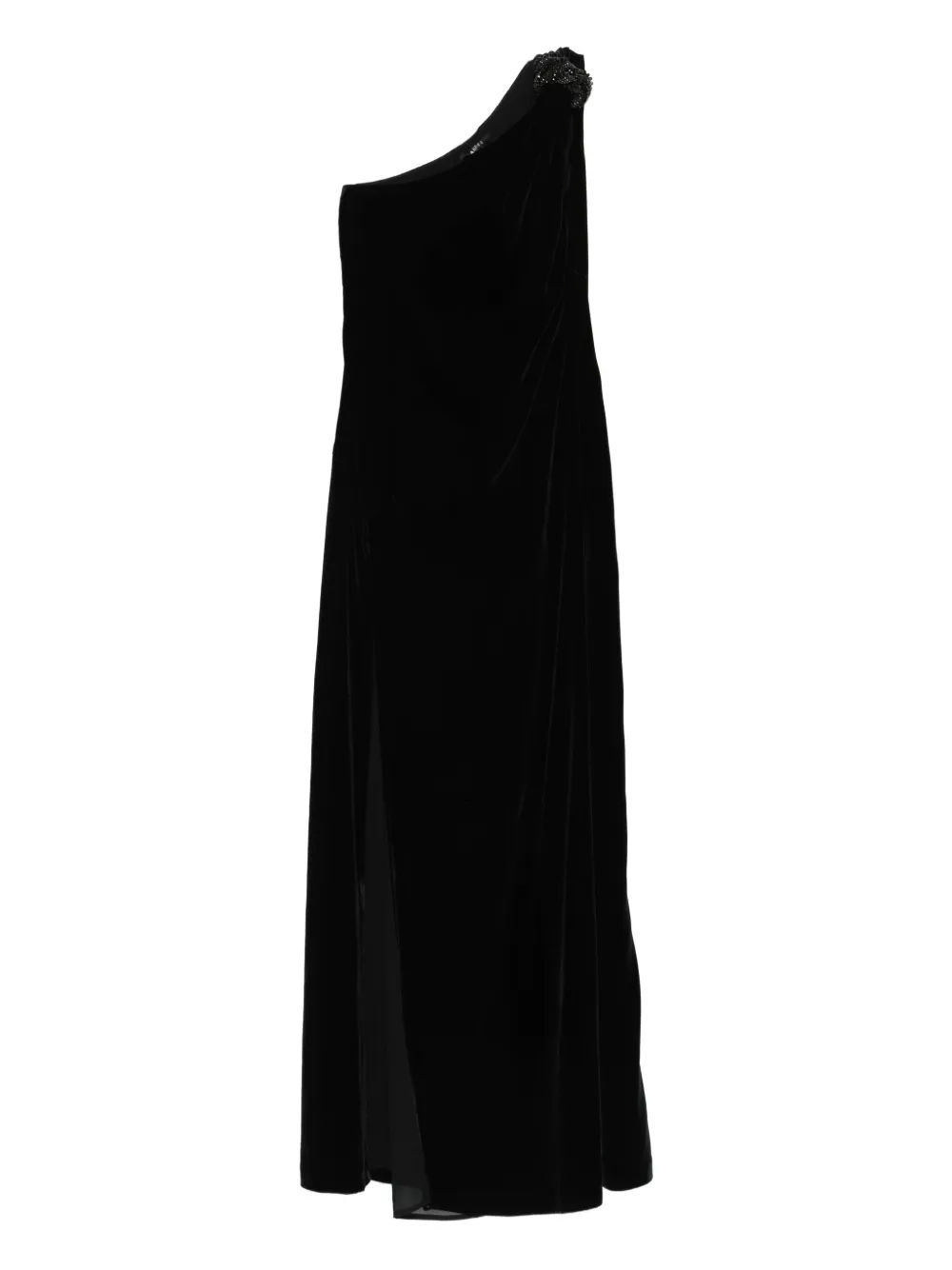 crystal-embellishment maxi dress