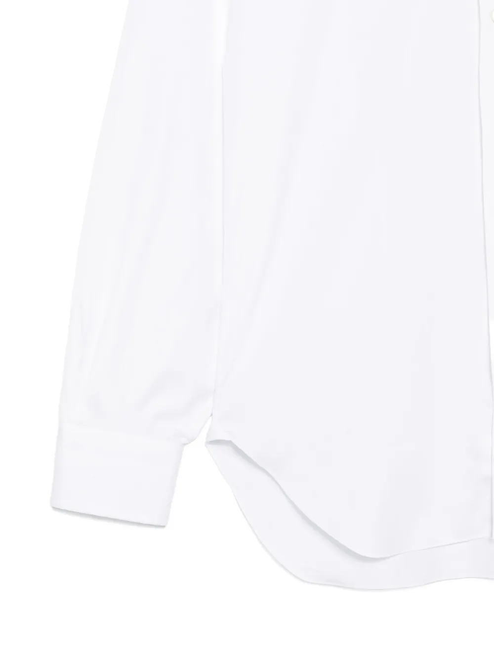 Barba Overhemd met Peter Pan-kraag Wit