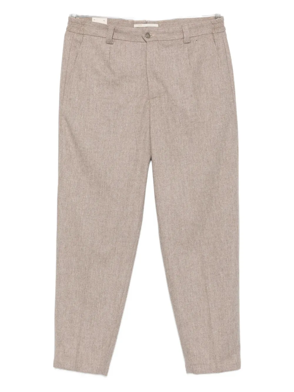 Briglia 1949 pressed-crease button trousers Beige
