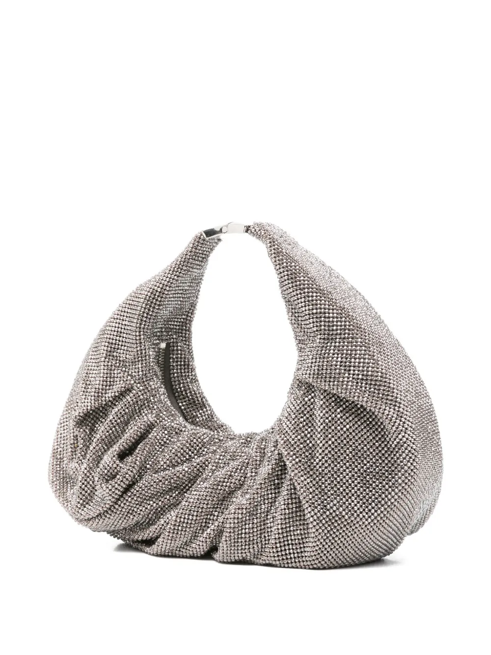 Benedetta Bruzziches Silk Tote Bag In Gray