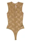 Alex Perry sleeveless lace bodysuit - Green