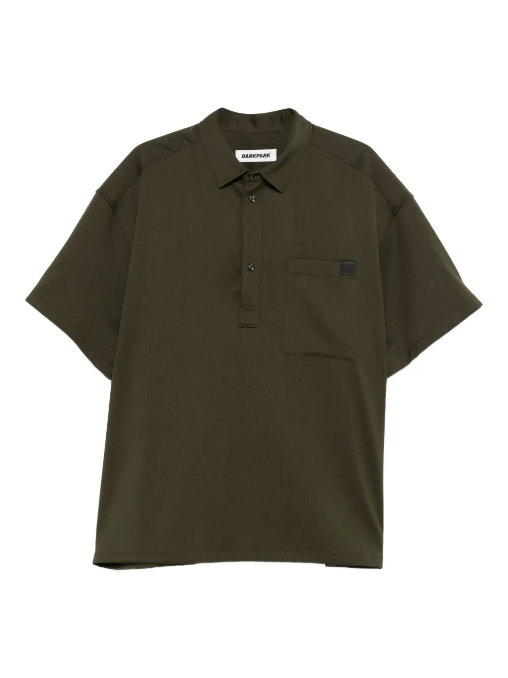 DARKPARK patch-pocket short-sleeve polo shirt | Green | Image 1