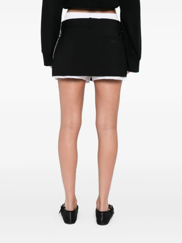 Alexander Wang プリーツ ショートパンツ | ブラック | FARFETCH JP