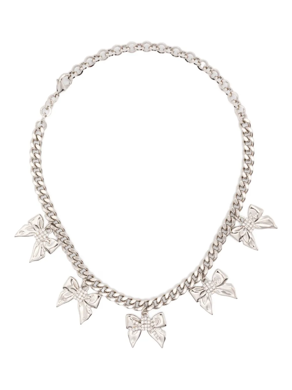 bow-embellished necklace