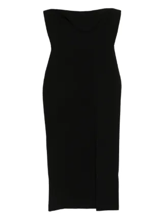 beautiful black princess dresses ANASTASIA MAXI DRESS Black XXS