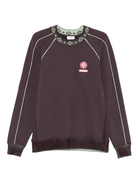 Casablanca logo-trim sweatshirt