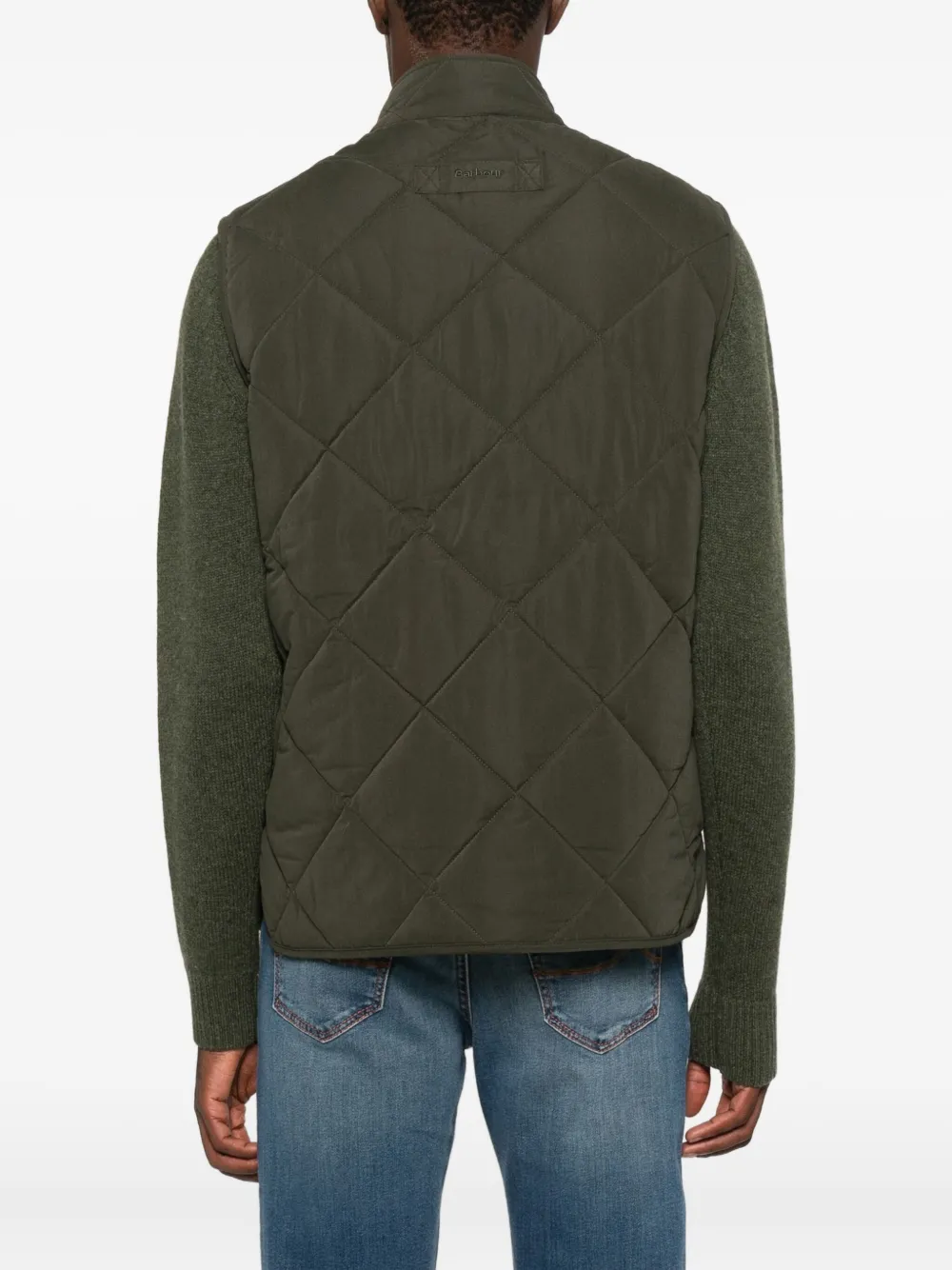 Barbour Gewatteerde bodywarmer met zakken Groen