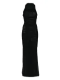 Amen halter-neck maxi dress - Black