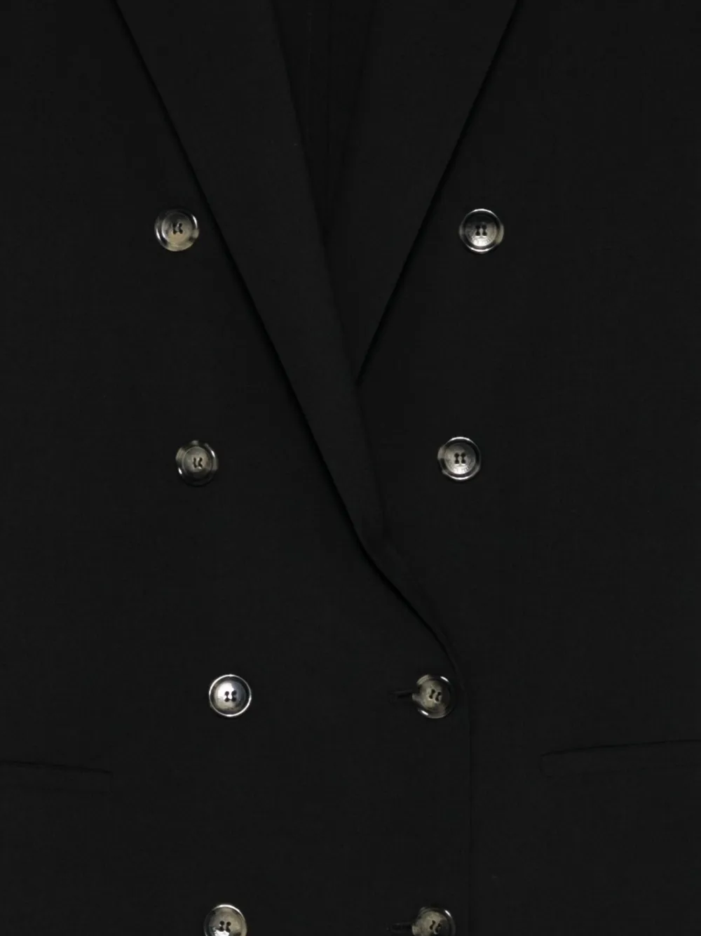 Alberta Ferretti Blazer met dubbele rij knopen Zwart