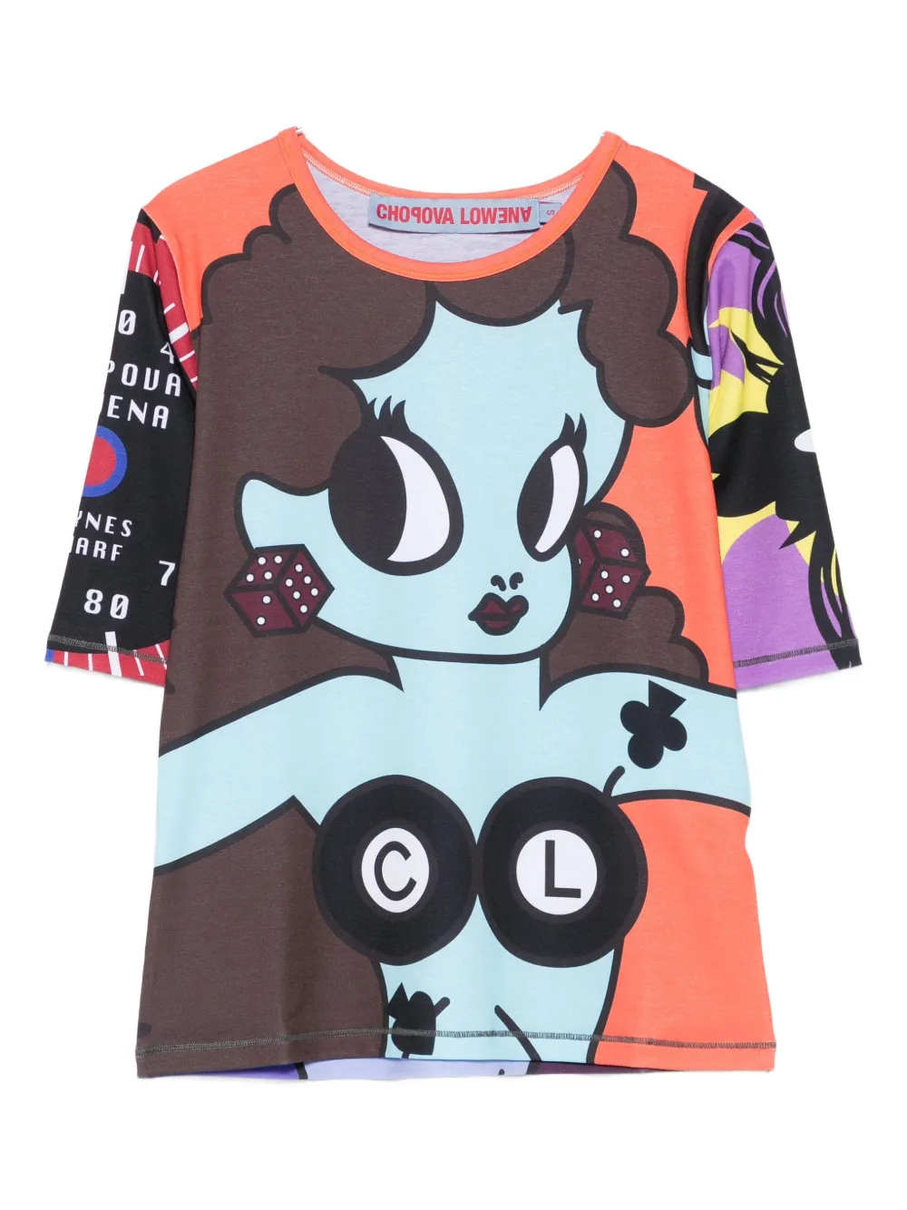 Chopova Lowena Lady Luck Graphic-print T-shirt In Multi