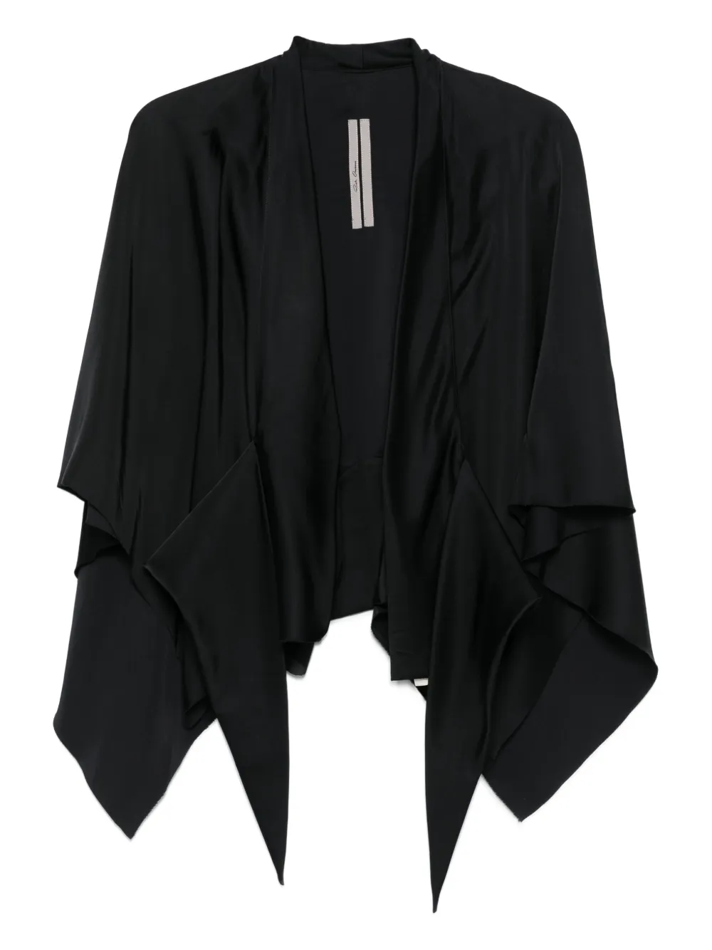 ruffled draped top
