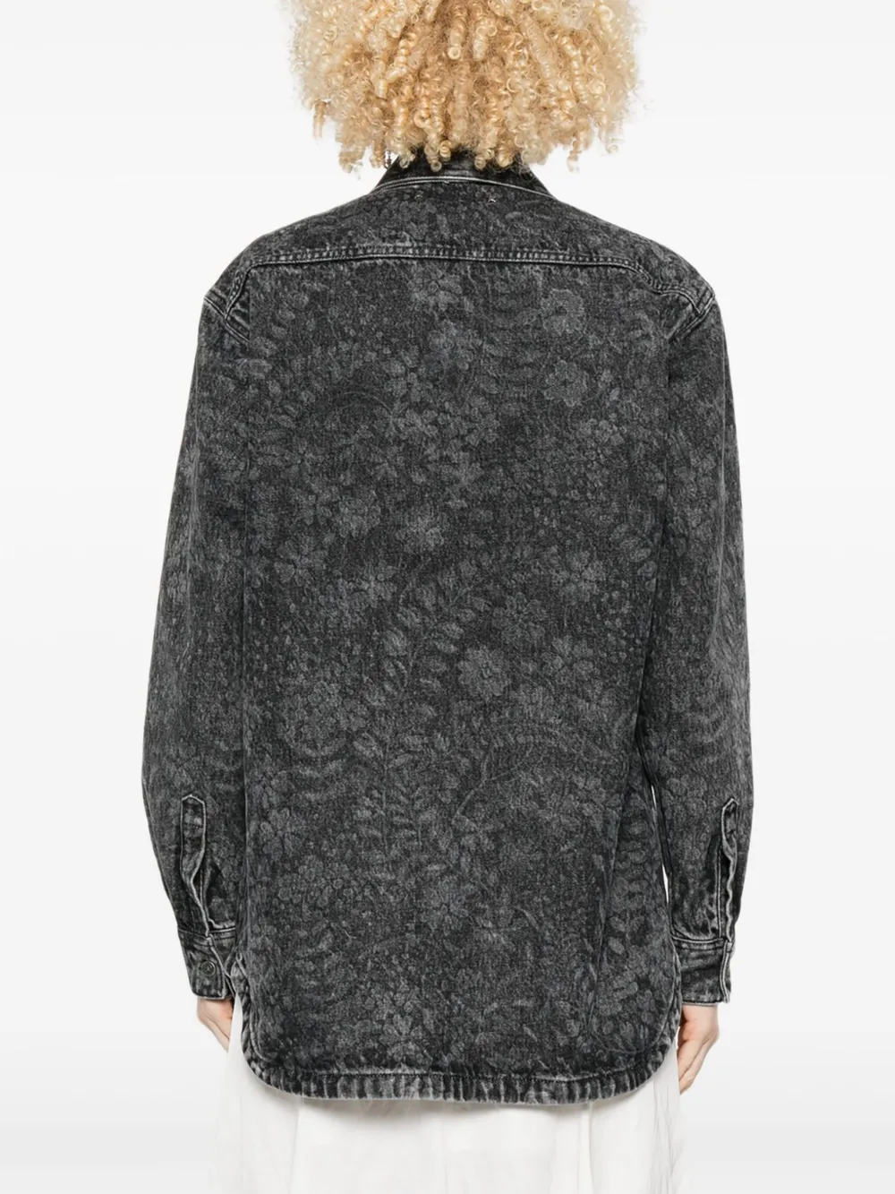 Golden Goose Blouse met bloemenpatroon Grijs