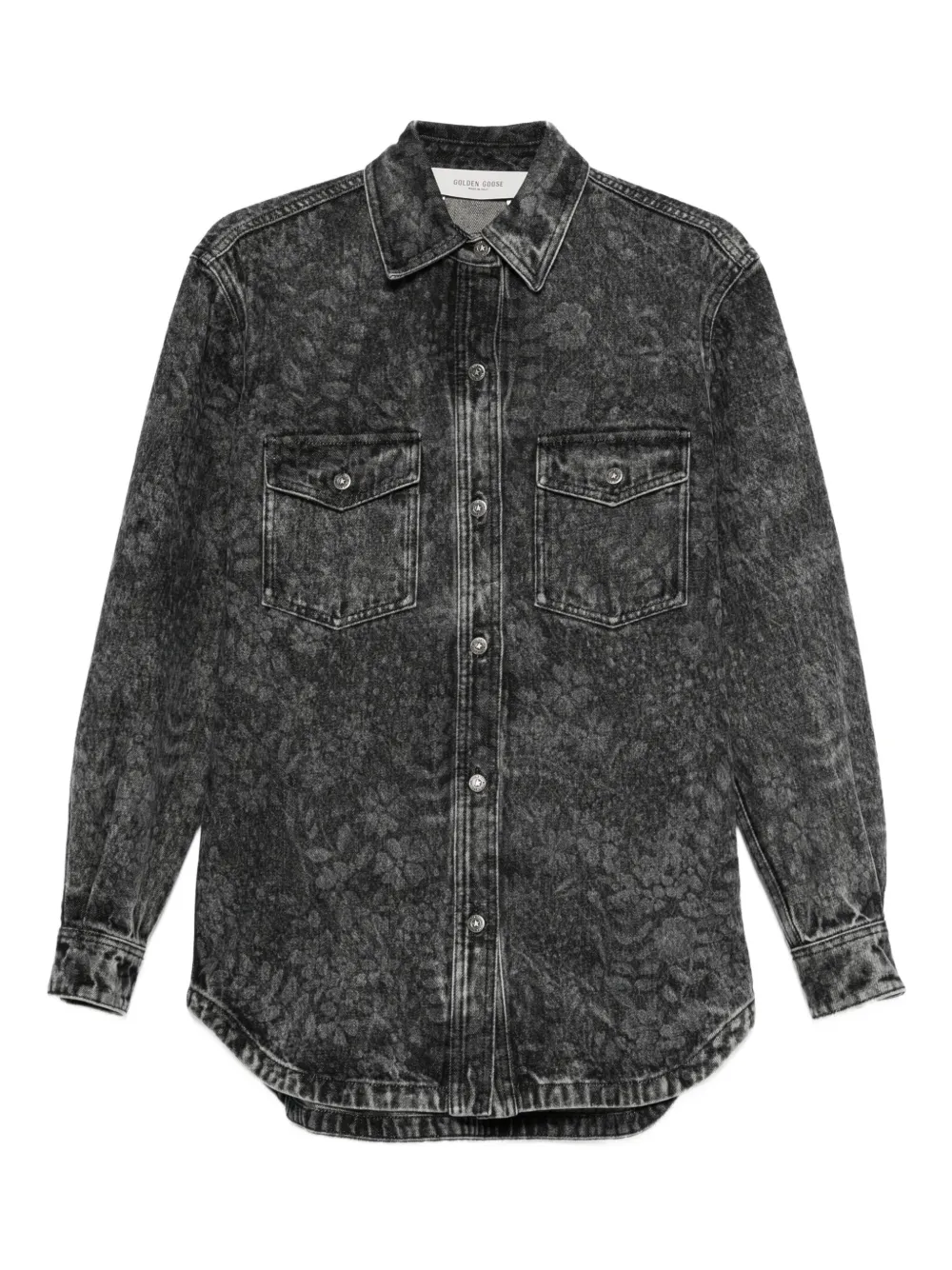 Golden Goose brushed-effect shirt | Grey | Image 1
