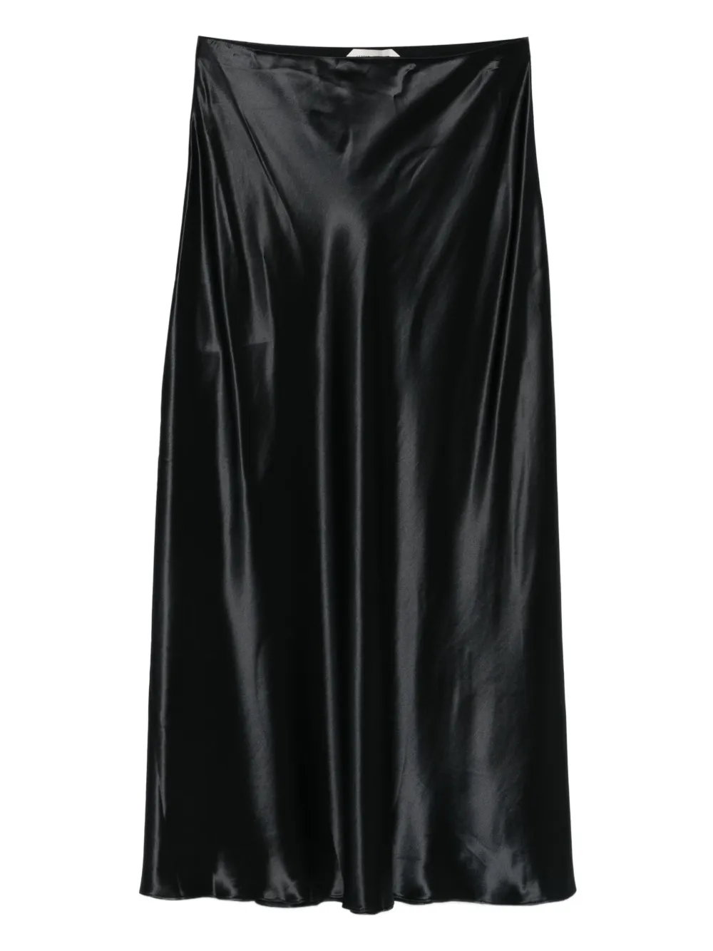 Alberta Ferretti satin skirt Zwart