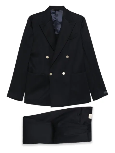 Briglia 1949 traje Bolgheri de algodón con doble botonadura