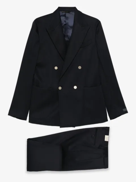 Briglia 1949 Bolgheri cotton double-breasted suit