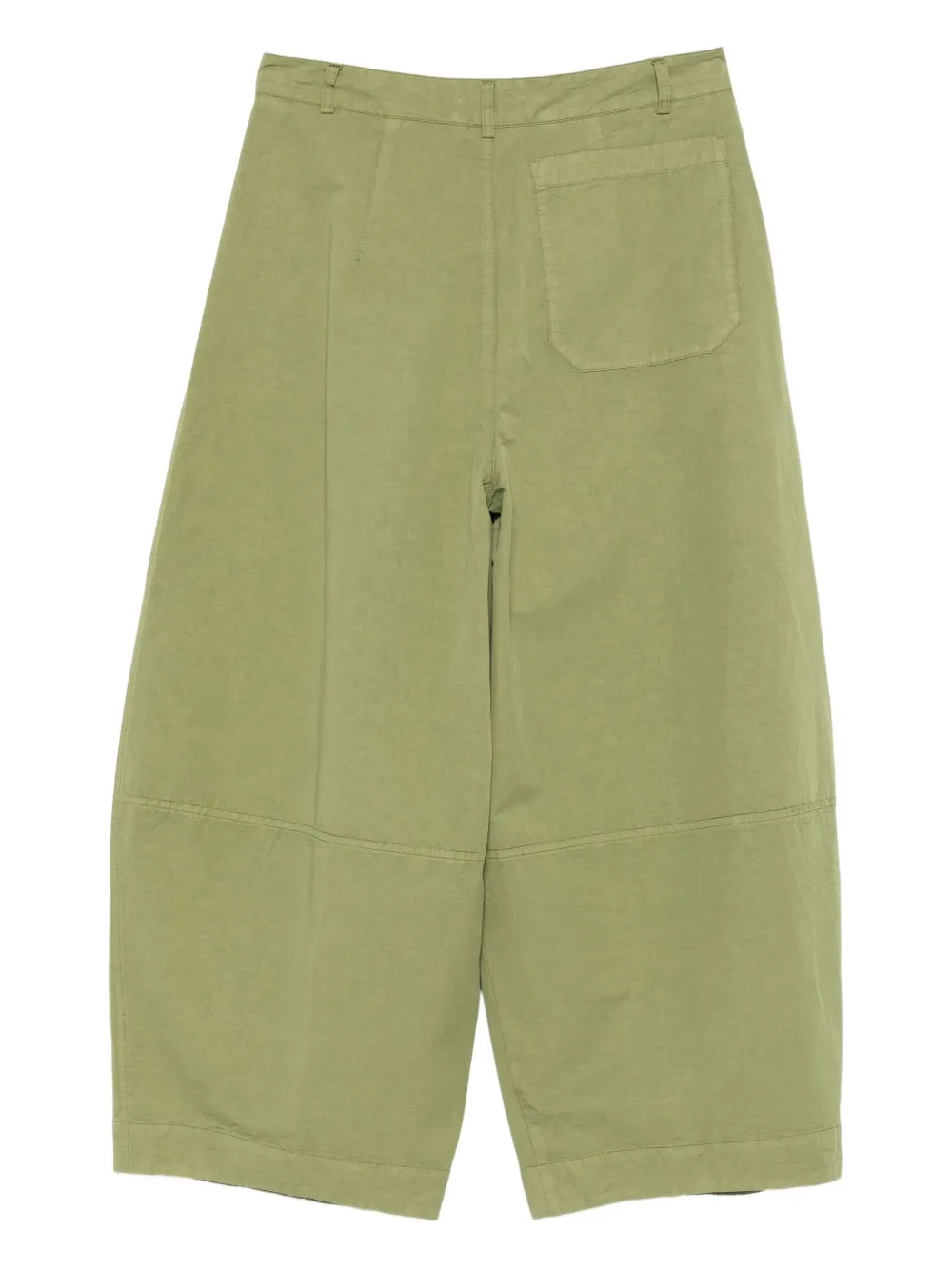 YMC Deadbeat pleated-front trousers - Groen