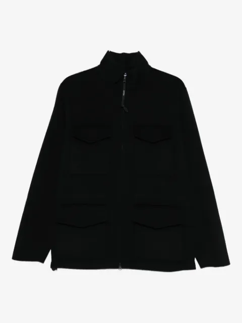 ASPESI pocketed zipped single-breasted coat