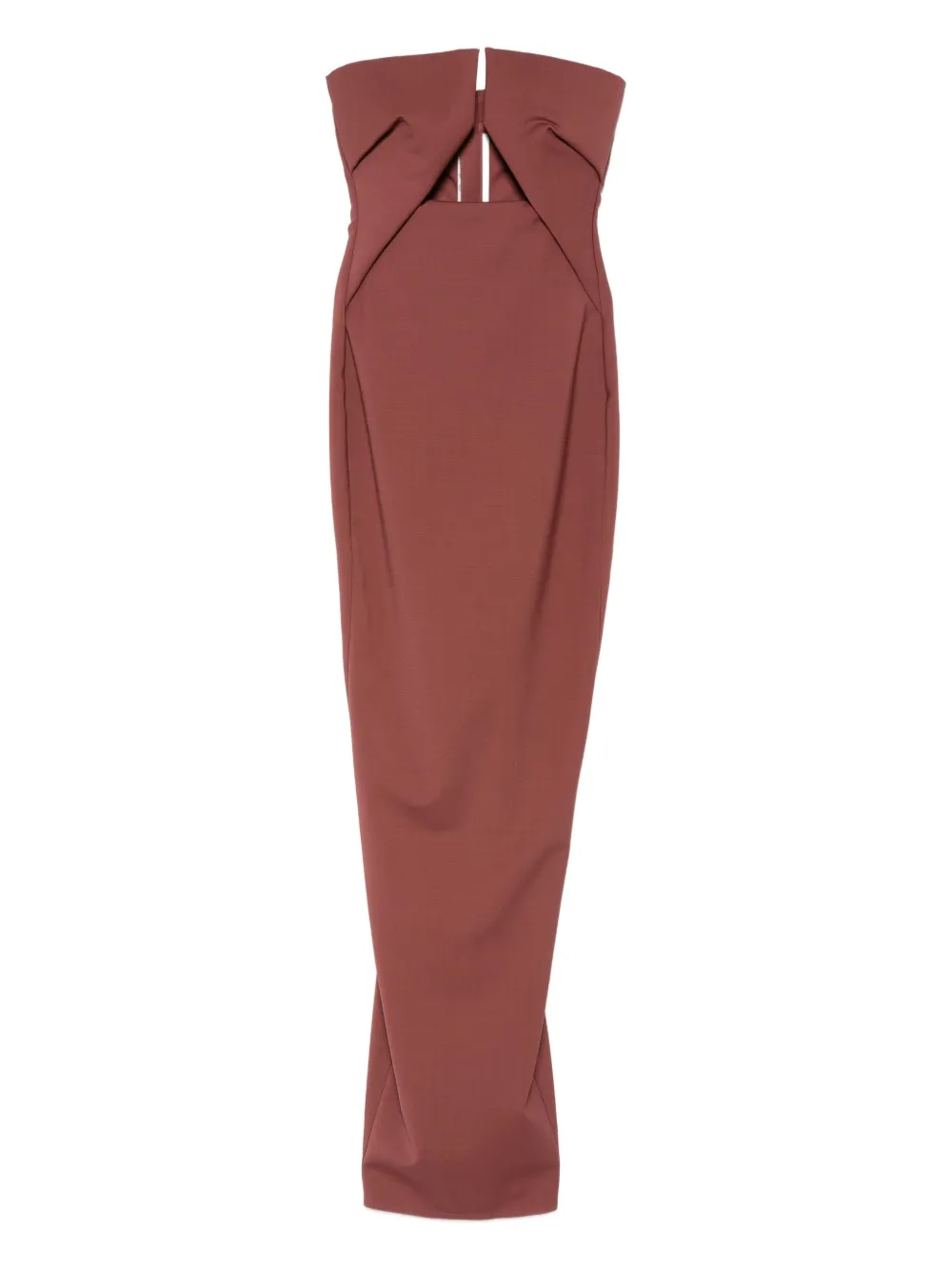 Rick Owens cut-out midi dress Roze