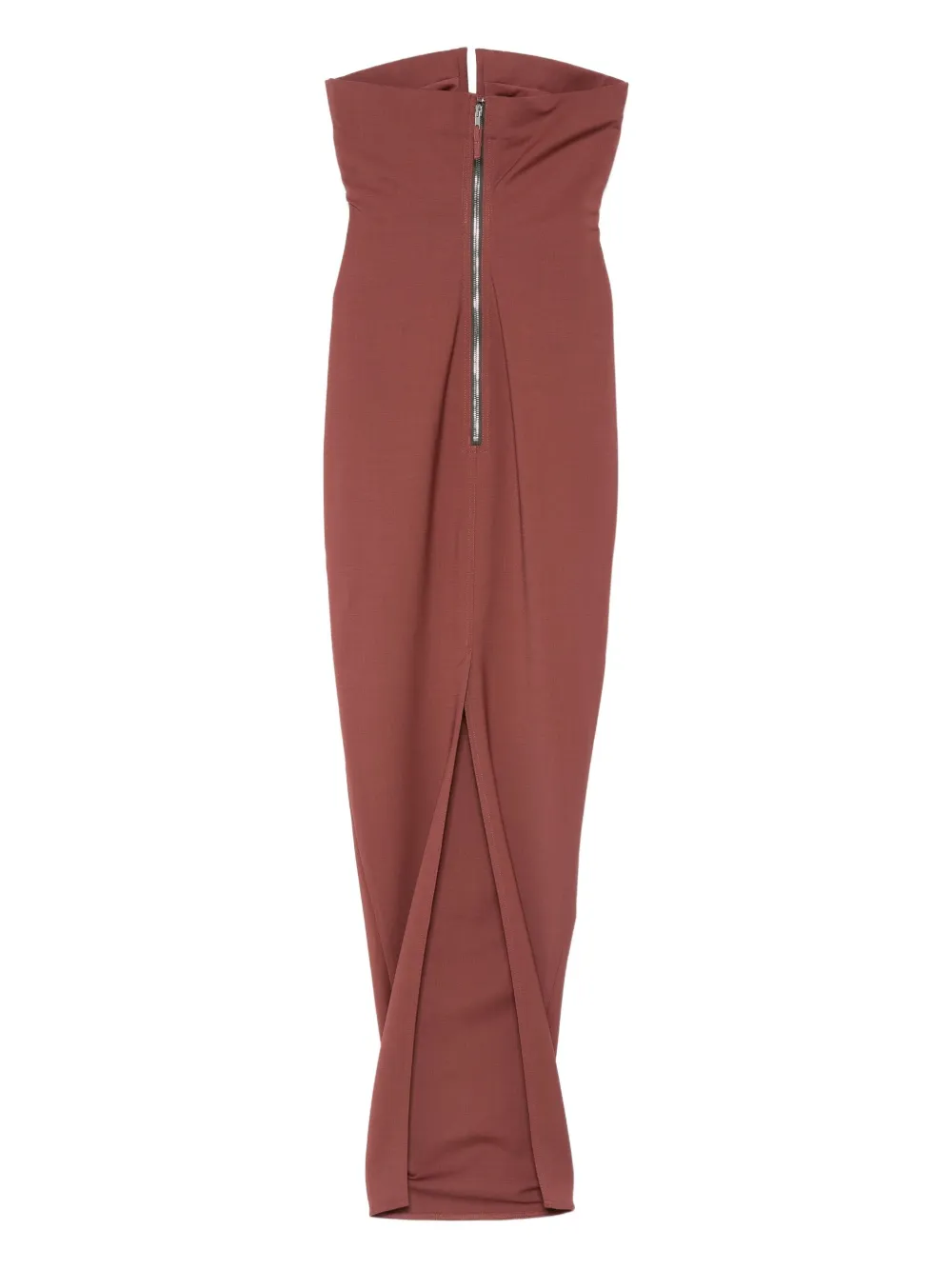 Rick Owens Cut-out Midi Dress In Brown